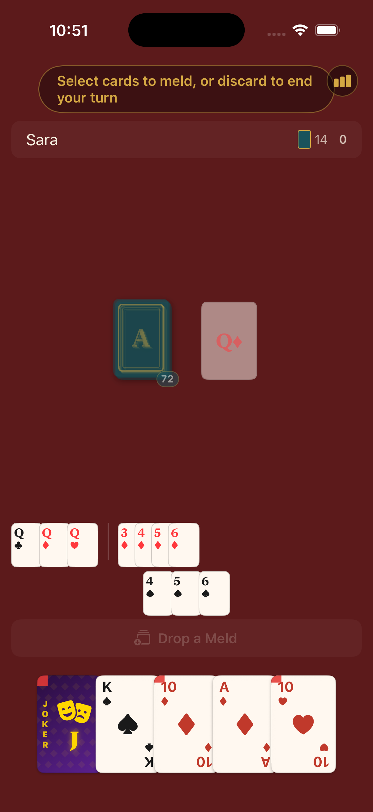 Arbatash gameplay on iPhone